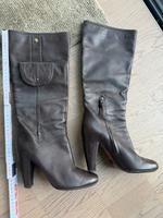Boss Stiefel, dunkelbraun, Größe 38, Leder Stuttgart - Feuerbach Vorschau