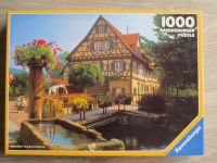 Puzzle Fachwerkhaus, Ravensburger, 1000 Teile, Retro 80er Jahre Baden-Württemberg - Allmersbach Vorschau