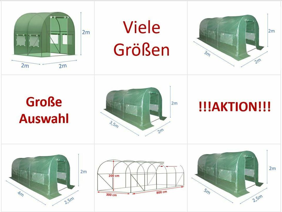 2x2 - 3x10m VIELE GRÖSSEN Gewächshaus Folienzelt !!!AKTION!!!! Foliengewächshaus Tomatenhaus in Berlin