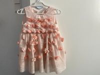 Tüllkleid / festliches Kleid mit Blumen rosa 86 Baden-Württemberg - Altbach Vorschau