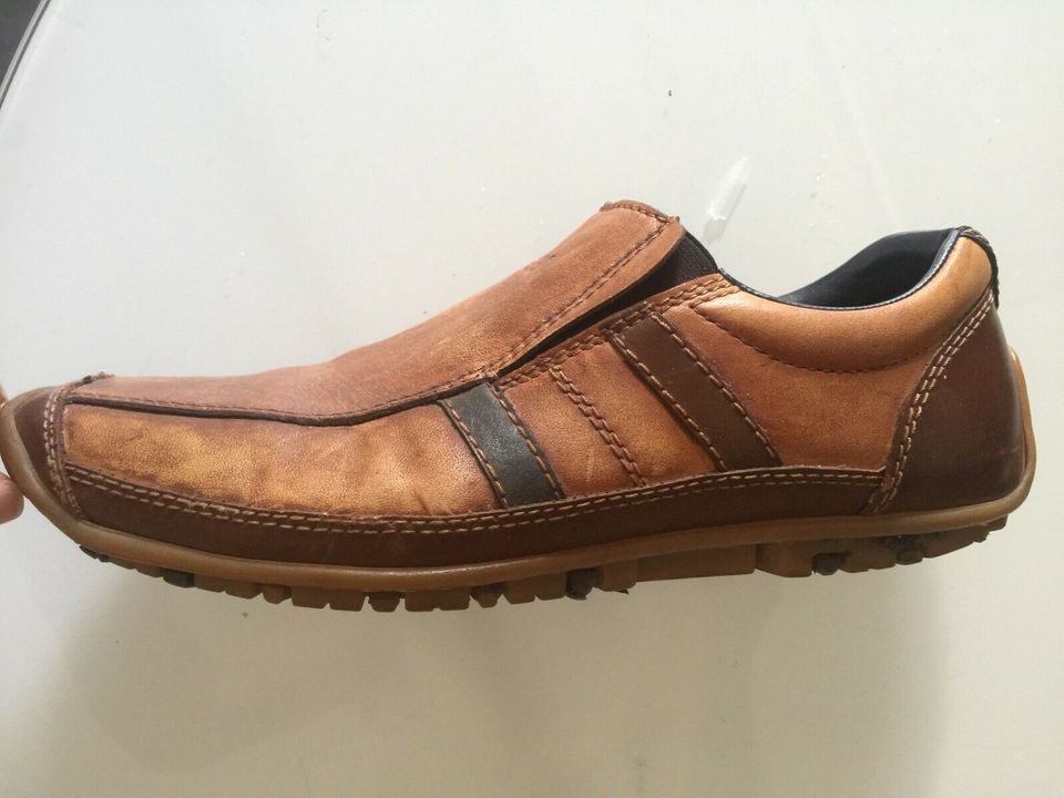 Herrenschuhe Sneakers echt Leder Rieker 40 in Leipzig