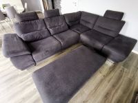 hochwertige Eckcouch Ecksofa Couch Sofa inkl. Hocker Brandenburg - Königs Wusterhausen Vorschau