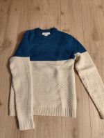 Strickpullover H&M Blau/Weiß L Hessen - Waldbrunn Vorschau