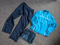 3 tlg. Sportanzug etirel 42 Trainingsanzug blau Hose Jacke Sport Hessen - Dietzhölztal Vorschau