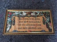 Kleines Bild mit Spruch aus den 40er Jahren, wunderschöner Rahmen Bayern - Wiedenzhausen Vorschau