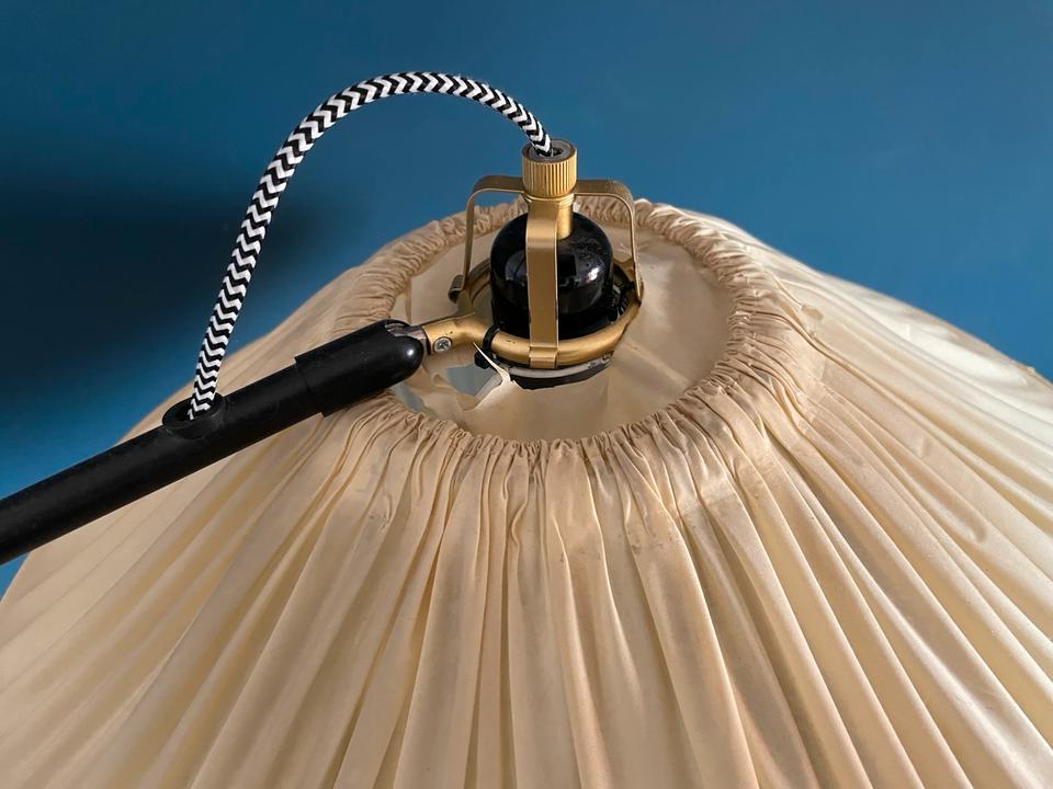 Mid Century Plissee Lampe 50er 70er Stehlampe Vintage DDR Ikea in Eberswalde