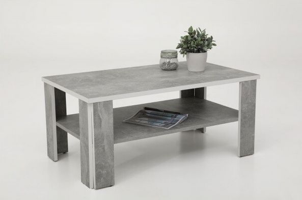 Wohnzimmer Tisch »Enzo« Betonoptik 100 cm Couchtisch UVP 89,- NEU in Kassel