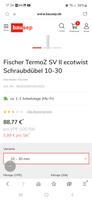 Fischer TermoZ SV II ecotwist Schraubdübel 10-30 inkl Montagetoo Hessen - Kassel Vorschau