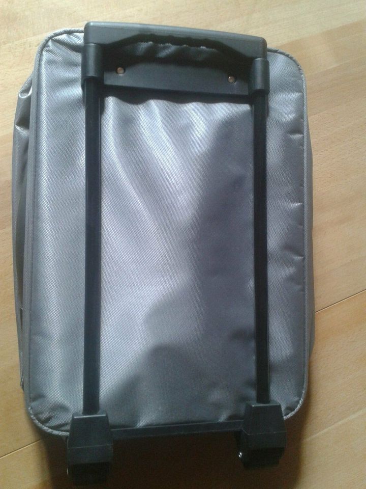Koffer, leichter ELITE Trolley, grau/silber, Rolltasche in Hornburg