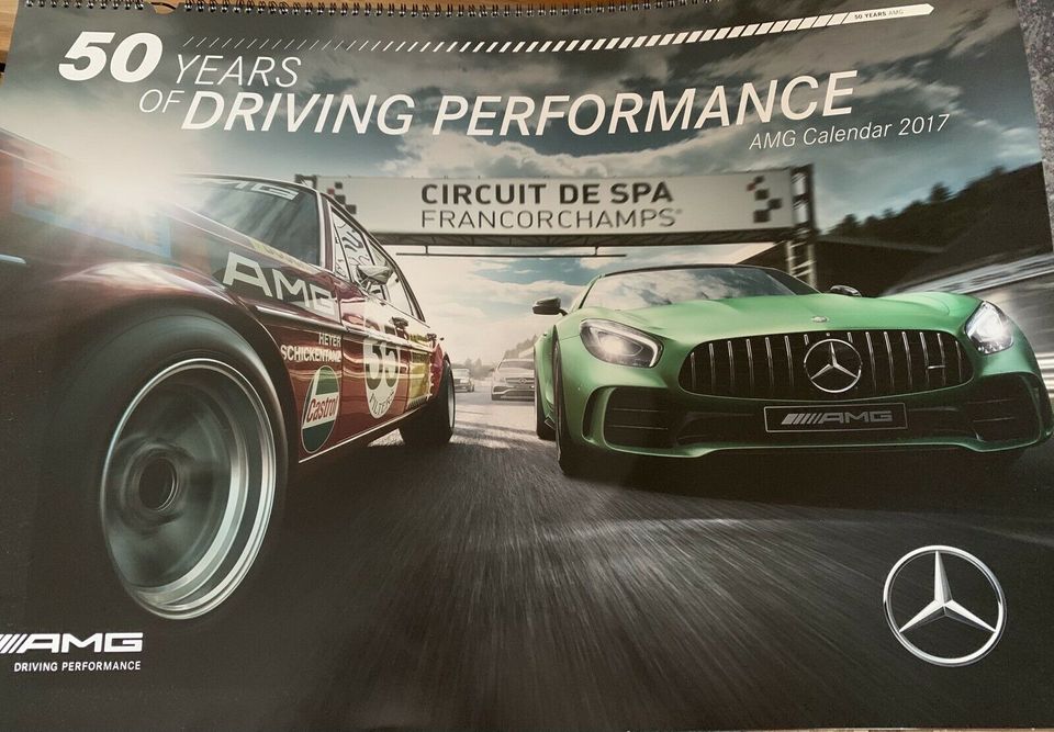 Mercedes AMG Kalender 2017 50 Years of driving Performance in Neustadt (Wied)