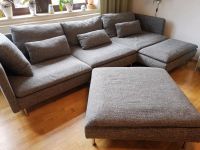 Söderhamn Ikea Couch 4Sitzer mit Hocker grau Sachsen - Pirna Vorschau