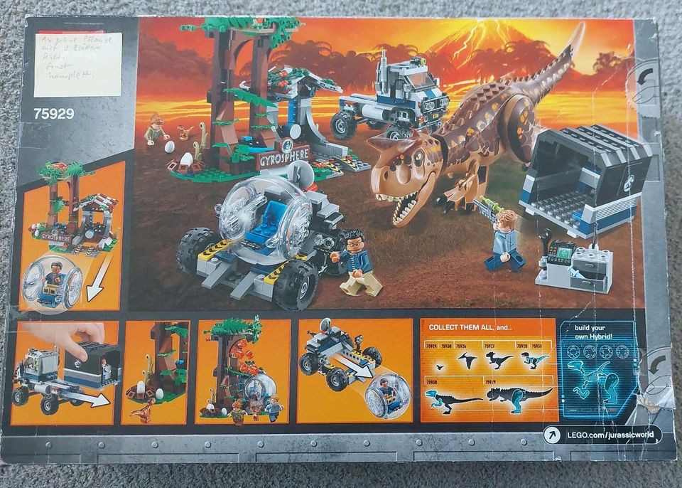 Lego Dino Jurassic World 75929 in Duisburg
