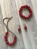 Schmuck Set Holz Perlen rot Sachsen - Chemnitz Vorschau