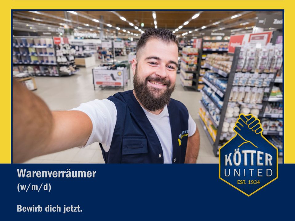 Warenverräumer (m/w/d) im Handel-B ab 13,00 € 35789 W in Weilmünster