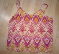 Top ONLY L 40 rosa orange Ethno Muster Schleife zum Binden Bayern - Baiersdorf Vorschau