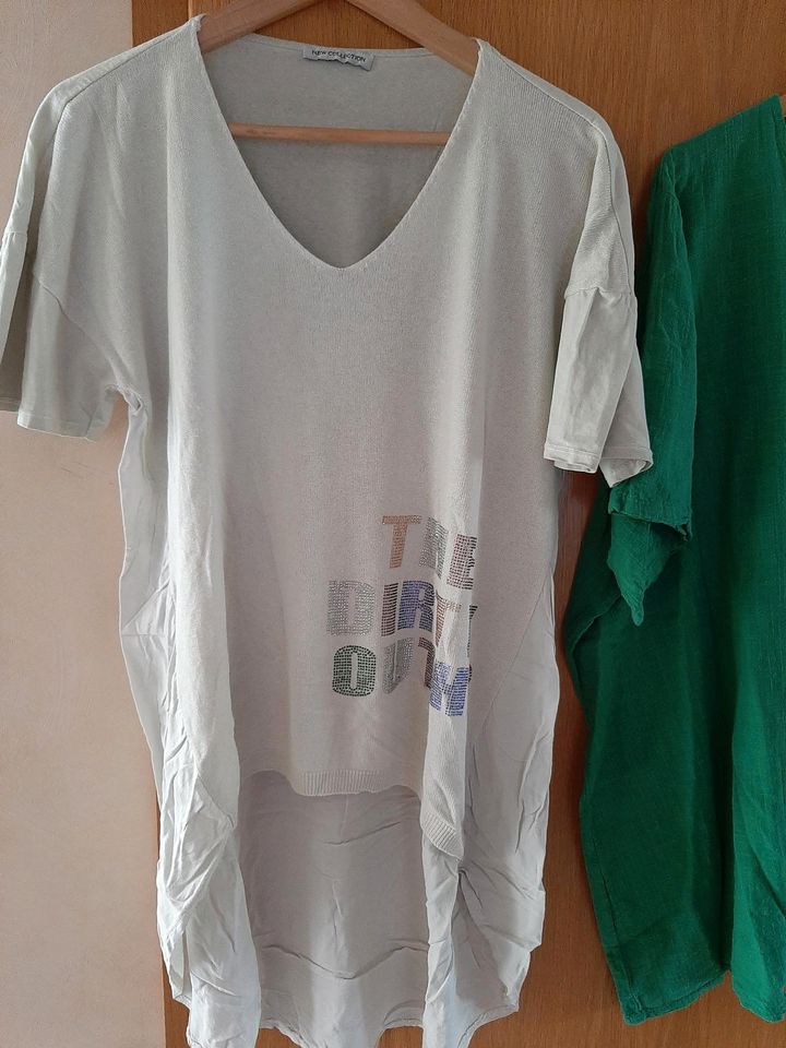 2 T-Shirts Gr 44/46/48 Made in Italy, Neuwertig in Beckum