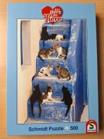 Puzzle Schmidt 500 Teile mit Katzen Baden-Württemberg - Malsch Vorschau