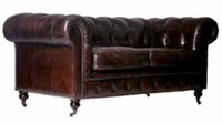 Chesterfield-Sofa 3-Sitzer Leder Vintage Cigar Schleswig-Holstein - Heiligenstedten Vorschau