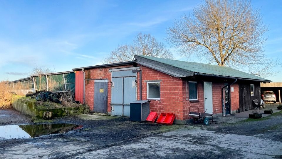 Landwirtschaftlicher Betrieb mit ca. 20 ha Grundstück/Ländereien in Harrislee in Harrislee