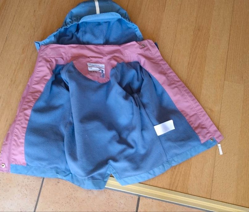 Thermo Jacke Größe 98/ 104 altrosa blau in Leipzig