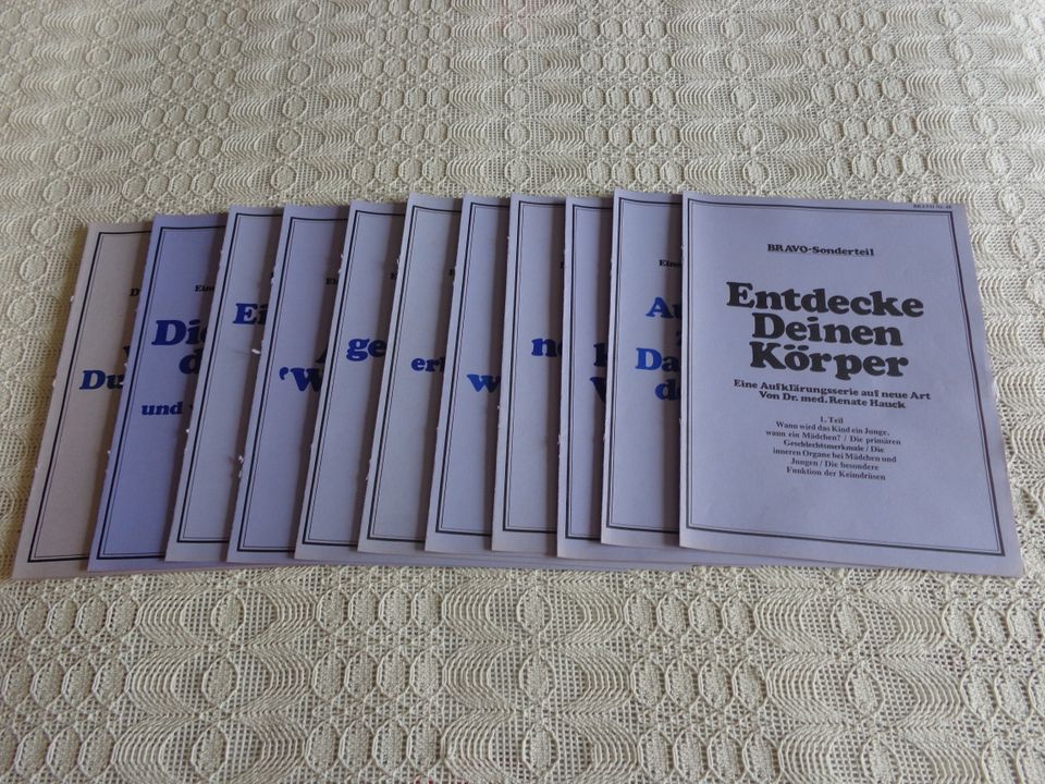 Vintage - Bravo - Aufklärungsserie - Entdecke deinen Körper, 1968 in Hamburg