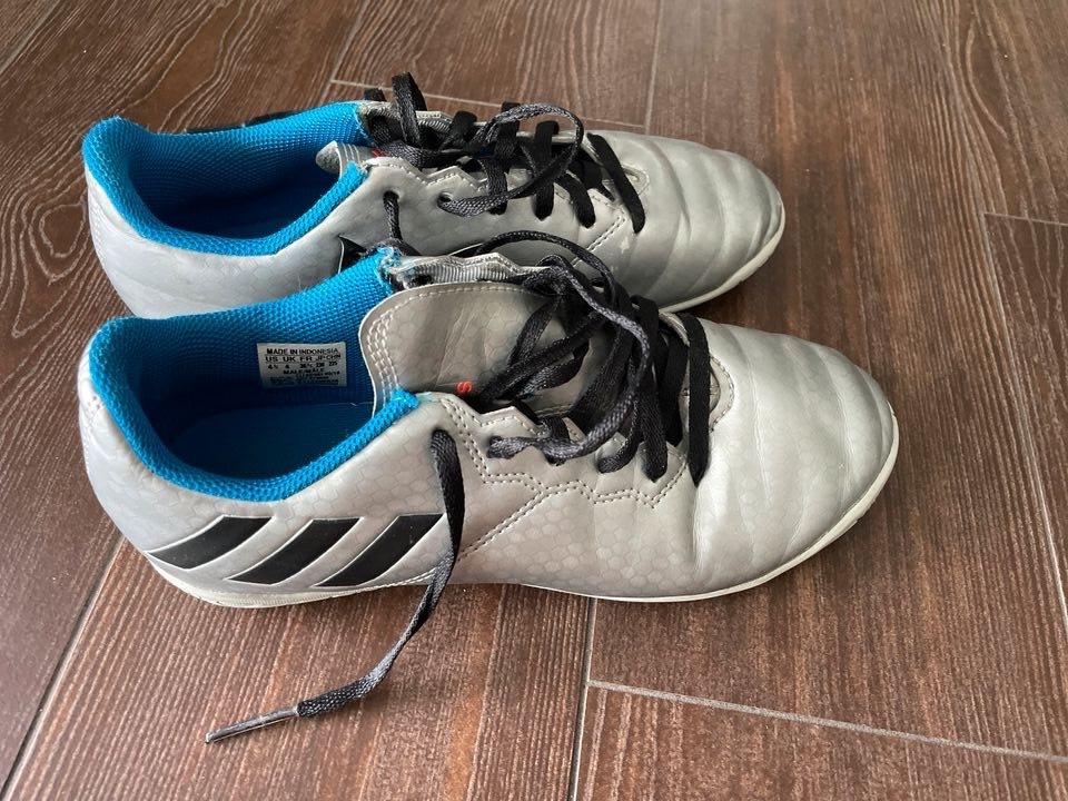 FuBballschuhe Halle Adidas Messi Silber