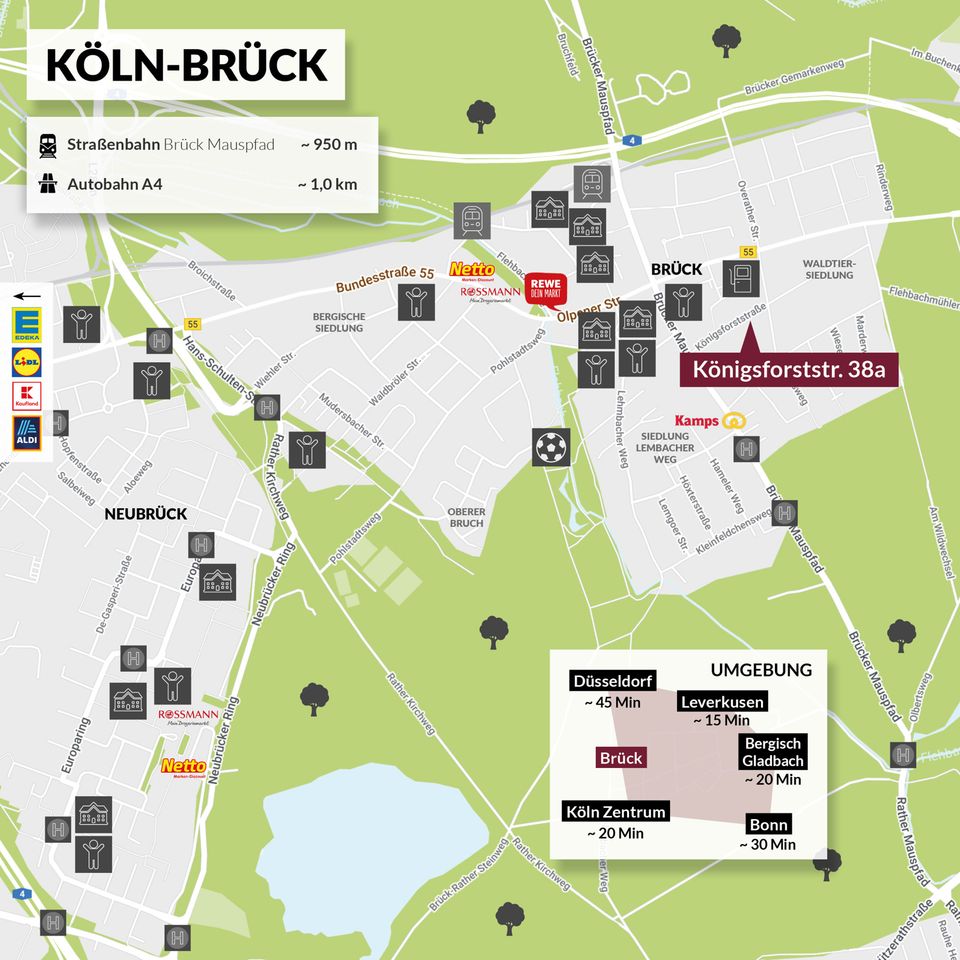 Baugenehmigung erteilt - 406 m² Wohnfläche | 4 Wohnungen in Köln