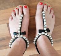 Sandalen mit Perlen Baden-Württemberg - Gaildorf Vorschau