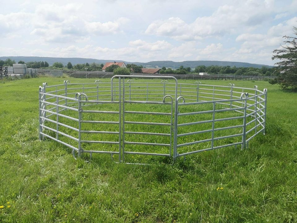 Neuer Roundpen, Longierzirkel, d=17m , aus 3,6m Panel, Weidepanel in Rinteln