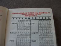 Antiker Taschenkalender 1925 mit zeitgenössischen Notizen Häfen - Bremerhaven Vorschau