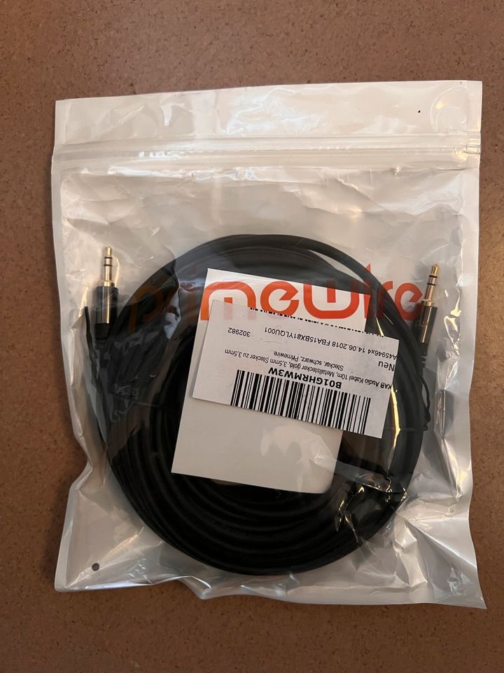 AUX Kabel Klinkenkabel 10 Meter von CSL Computer NEU in Hessen -  Immenhausen | Weitere Audio & Hifi Komponenten gebraucht kaufen | eBay  Kleinanzeigen ist jetzt Kleinanzeigen