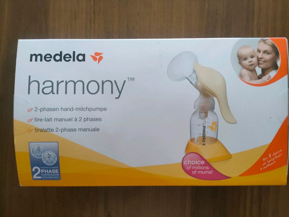 2-Phasen Hand-Milch Pumpe, medela harmony in Rehburg-Loccum