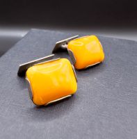 ⚜️ Vintage - Bernstein - Amber - Manschettenknöpfe - Cufflinks Nordrhein-Westfalen - Moers Vorschau