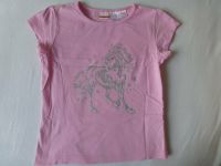 süsses T-Shirt mit Pferde Motiv, Größe 116/122,rosa,Top Zustand! Düsseldorf - Oberkassel Vorschau