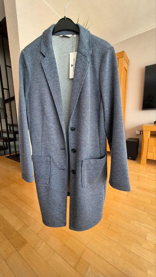 Tom Tailor Jersey Mantel, Blau, Größe XL, Neu mit Etikett in Neuwied