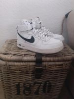 Nike Air Force 1 Sneaker High TOP weiß schwarz Gr. 38 Kreis Ostholstein - Stockelsdorf Vorschau