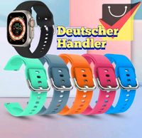 Silikon Armband für Apple Watch Series 1 2 3 4 5 6 7 8 9 SE Ultra Bayern - Ebensfeld Vorschau