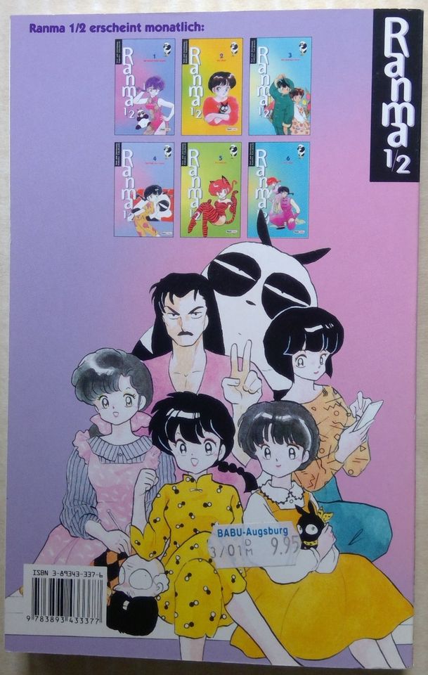 Ranma 1/2 Band 1-4 und 6, Manga (Feest Comics ab 1999) in Donauwörth