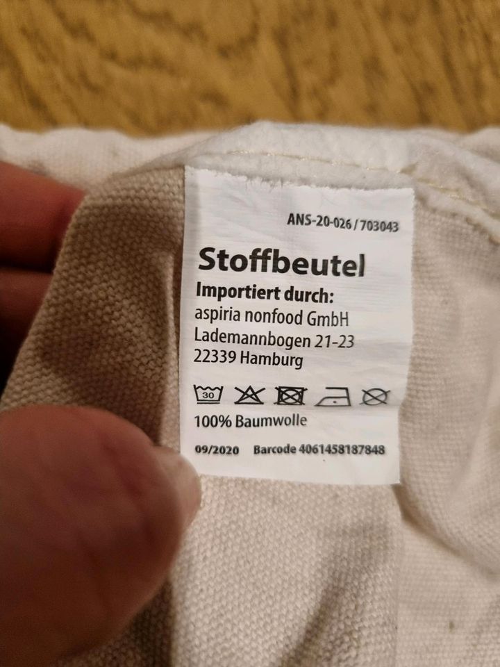 Aldi Süd Stoffbeutel dont kill our planet Rucksack Tasche future in Wissen