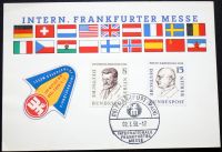 Briefmarken: BRD 1958 Karte Intern. Frankfurter Messe Hessen - Oberursel (Taunus) Vorschau