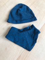 Set dünne Jersey Mütze & Halstuch blau Baby Gr. 68/74 H&M Bayern - Mering Vorschau