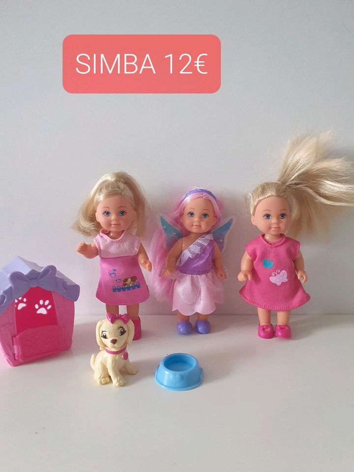 Barbie Simba Evi Puppen Zubehör Hunde Tierarzt BABY in Dormagen