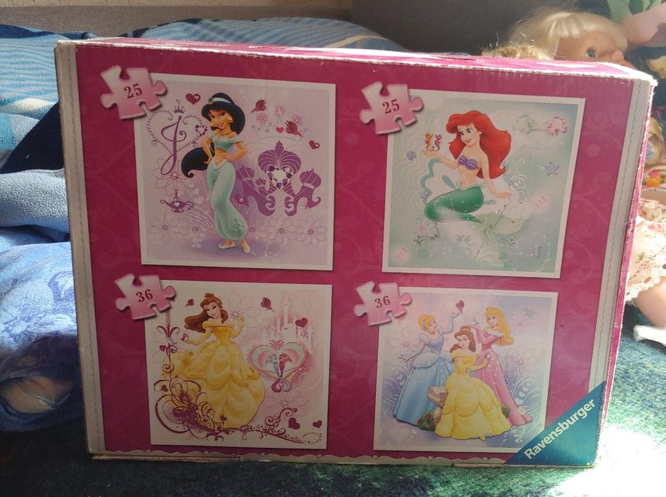 Puzzle Ravensburger Disney Prinzessin Cinderella Arielle 25 36 in Emmering