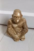 Figur Gorilla/Silberrücken Sitzend Gold Höhe 13cm Rheinland-Pfalz - Gehlert Vorschau