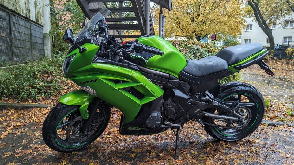 Kawasaki ER6F Motorrad Lime Green Grün 2012 TÜV NEU in Hamburg