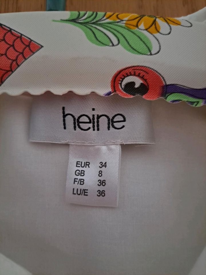 Bluse von Heine weiß Größe 34 nur 1x getragen in Grenzach-Wyhlen