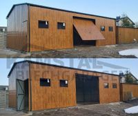 Blechgarage 10 x 6 | Holzoptik | Kostenloser Transport und Montage in ganz Deutschland! Nordrhein-Westfalen - Zülpich Vorschau