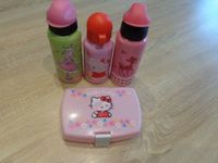 3 Trinkflaschen 1 Brotdose Hello Kitty Thermoflasche TOPZUSTAND Saarland - Schiffweiler Vorschau