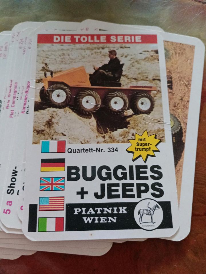 Kartenspiel Buggies und Jeeps in Schwetzingen