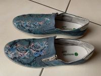 Blaue Loafer mit Glitzer, Remonte soft, Größe 45 Niedersachsen - Bissendorf Vorschau